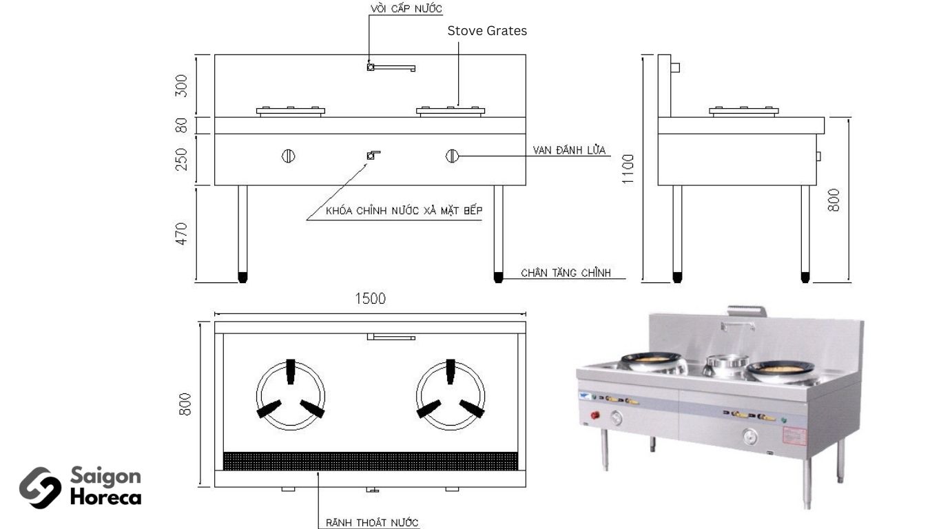 Thiết bị bếp công nghiệp Saigon Horeca