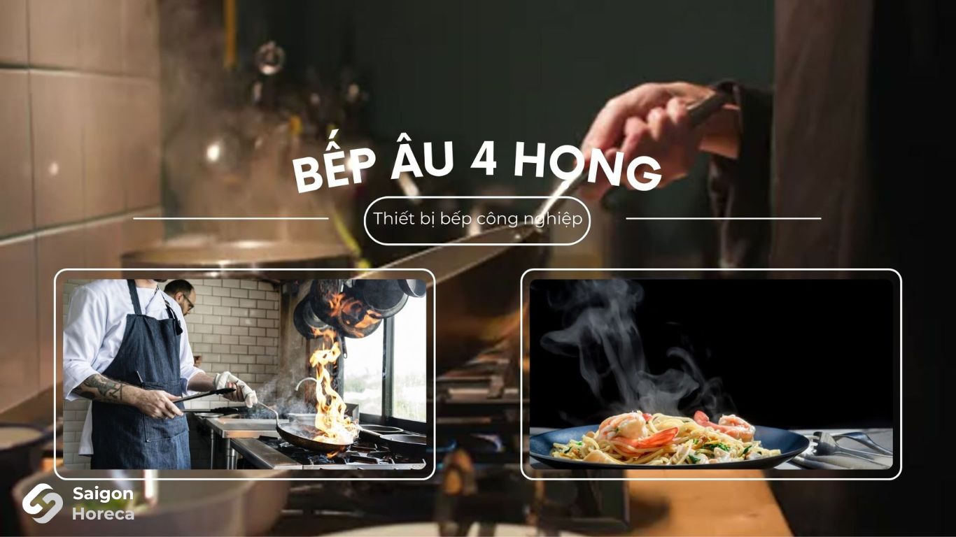 Bìa bếp âu 4 họng