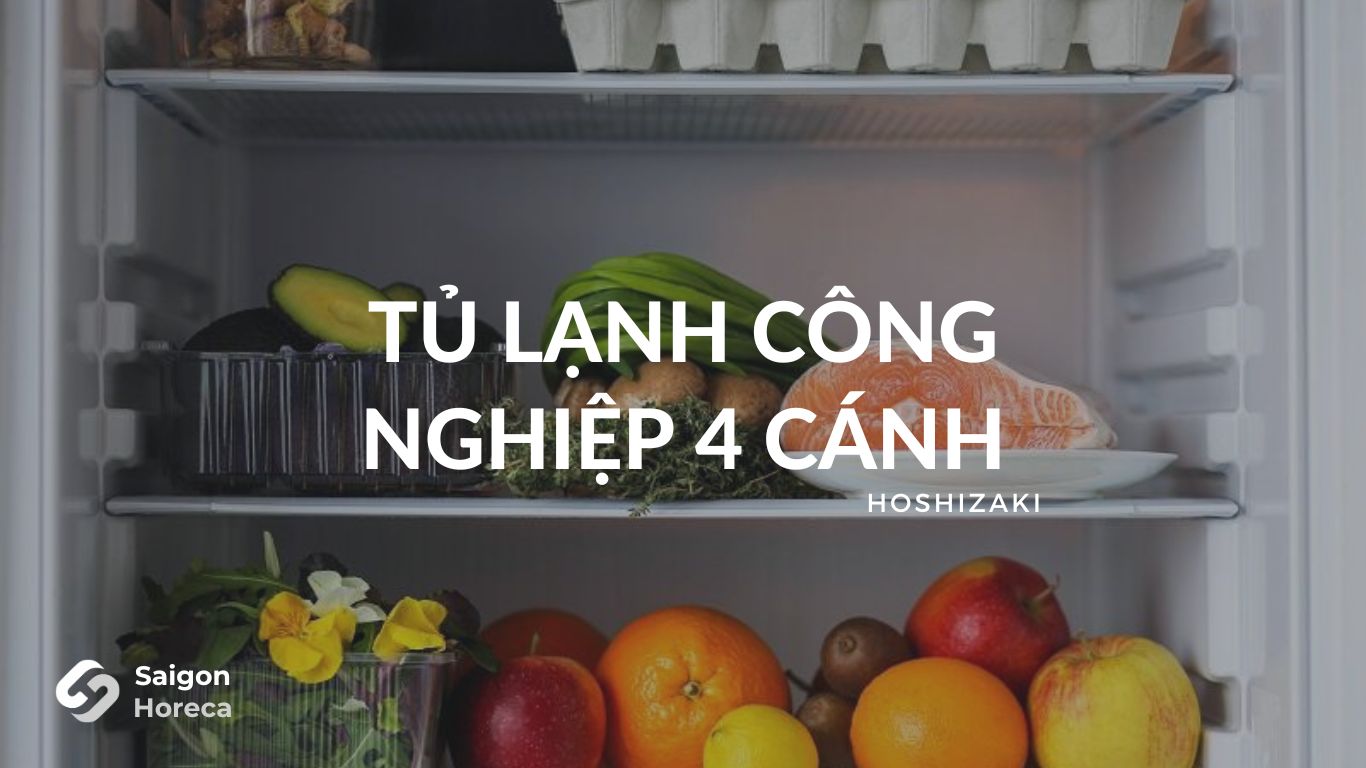 Bìa tủ lạnh công nghiệp 4 cánh