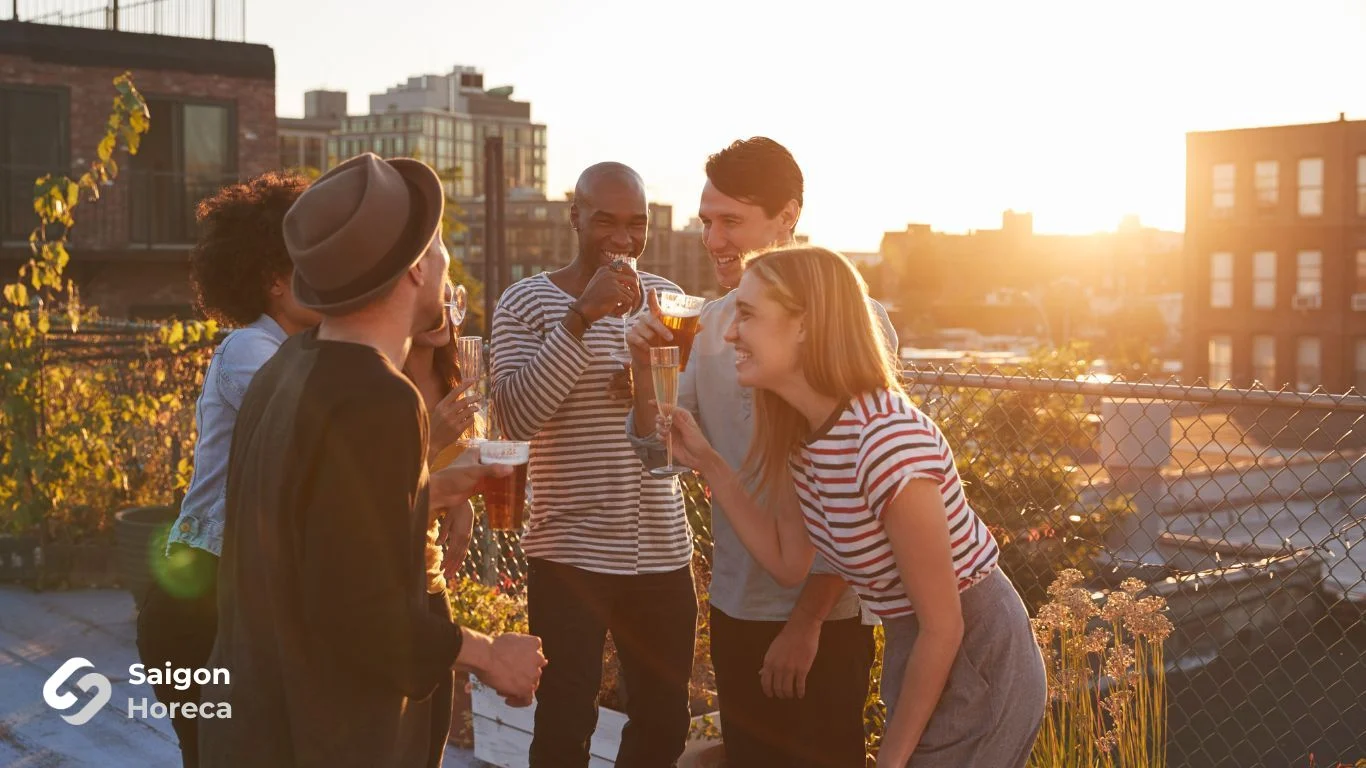 Những yếu tố không thể bỏ qua khi thiết kế nhà hàng Rooftop
