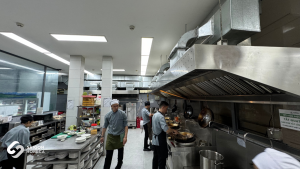 Energy saving solution for industrial kitchens