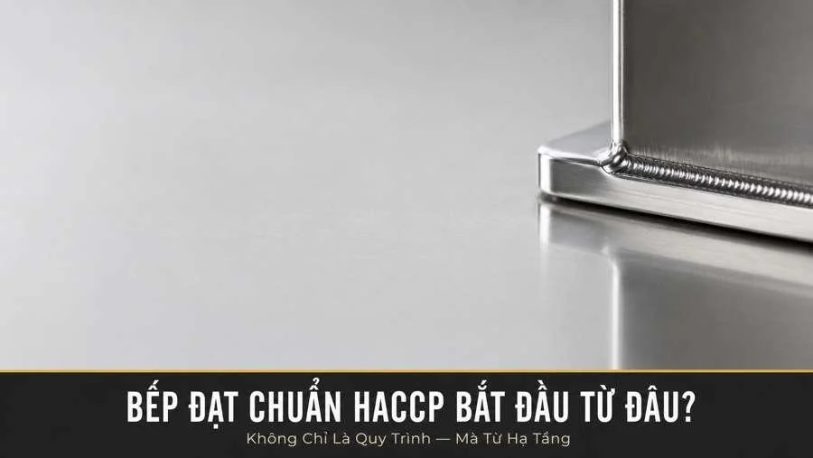 Tiêu chuẩn vệ sinh an toàn thực phẩm HACCP trong thiết kế bếp công nghiệp