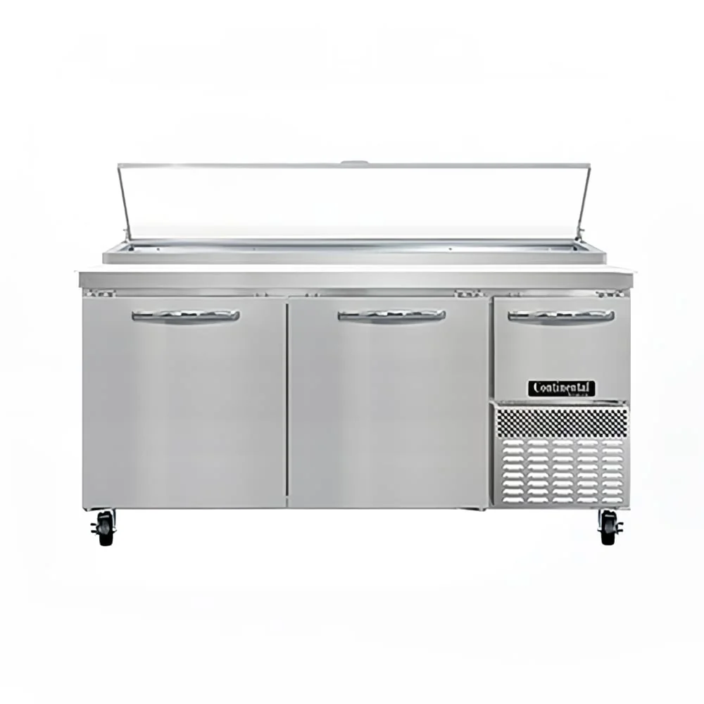 Continental CPA68-GL 68" Glycol Refrigerated Pizza Prep Table