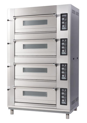 フジマックの4段機能型焼成装置（受注生産品）。