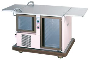 Xe đẩy giữ nóng/giữ lạnh thực phẩm Temperature-controlled Meal Cart with countertop Fujimak FCRWT10A