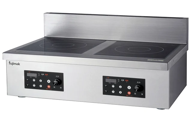 業務用電磁調理器・ローベース調理器 FICT157515H - 3口テーブル フジマック
