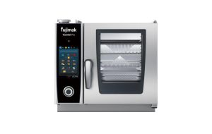 Lò Hấp Đối Lưu Đa Năng CombiOven The CombiOven Series (Steam Convection Oven) iCombi Pro significantly improves production efficiency with automated cooking and simultaneous multi-item cooking Fujimak FICPXS