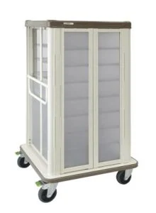 Food Delivery Cart Fujimak JCTS32CB keeps hot/cold food