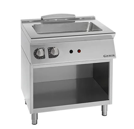 Bain-Marie Unika 700 オープンベースキャビネット上の電動 BAIN-MARIE Giorik BM740E