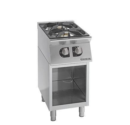 Unika700 Multi-Oven Gas Stove 2 BURNER GAS HOB ON OPEN BASE CABINET Giorik CG720G