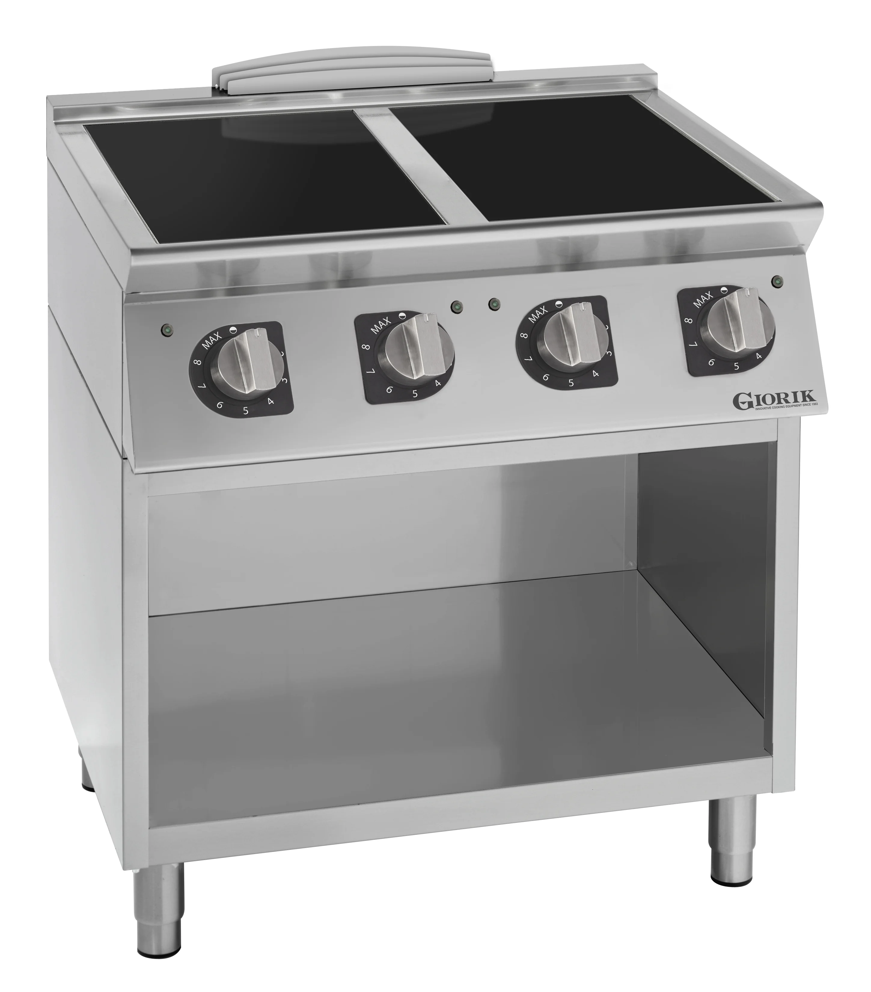 Unika 700 4 ZONE INDUCTION HOB ON OPEN BASE CABINET Giorik CI740G