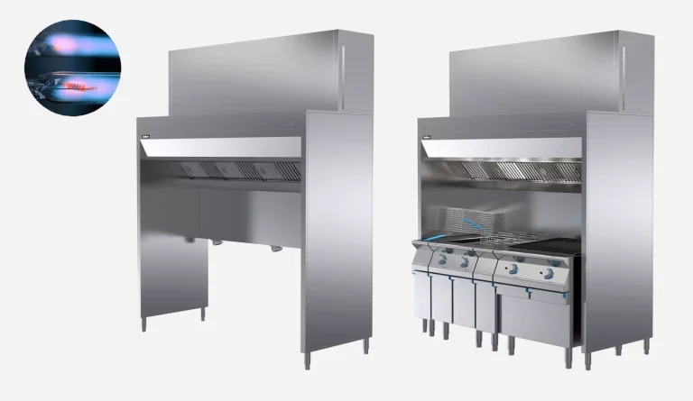 European CE Standard Kitchen Smoke Hood USR-M – Capture Ray™ low profile hood (CE) Halton