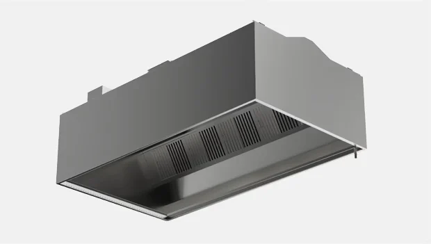 ETL/UL 北米標準キッチン排気フード KSK – 産業、クックチル、アイランド用途向けキャプチャジェットタイプ I 排気フード Halton