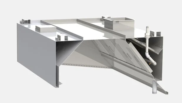 Chụp Hút Khói Bếp Chuẩn ETL/UL Bắc Mỹ KVE-CM – Capture Jet™ continuous mist exhaust hood (ETL) Halton