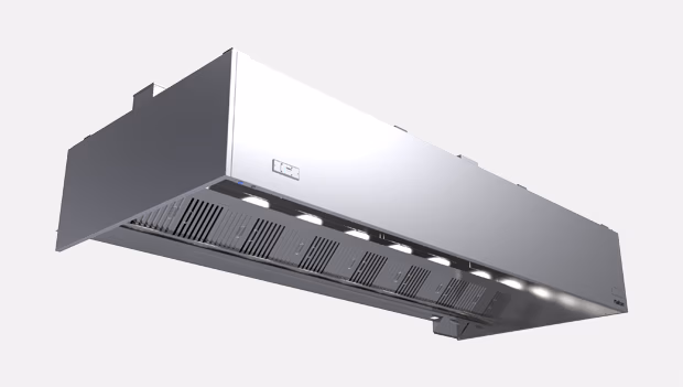 ETL/UL North American Standard Kitchen Hood KVE-UV – Capture Ray™ UV exhaust hood (ETL) Halton