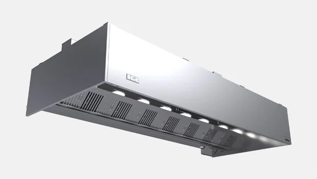Chụp Hút Khói Bếp Chuẩn ETL/UL Bắc Mỹ KVE-UV – Capture Ray™ UV exhaust hood (ETL) Halton