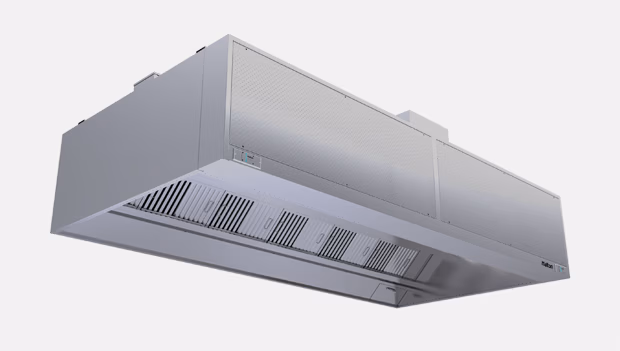 ETL/UL North American Standard Kitchen Hood KVC-UV Capture Ray™ UV exhaust hood with supply air (ETL) Halton