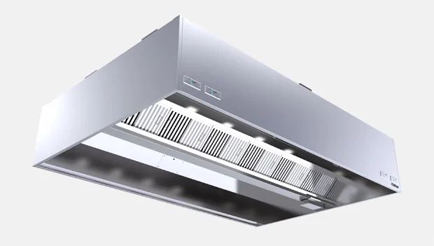 Chụp Hút Khói Bếp Chuẩn ETL/UL Bắc Mỹ KVW-UV Capture Ray™ UV island exhaust hood (ETL) Halton