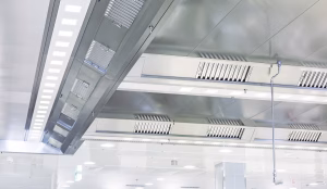 KCJ Industrial Kitchen Ventilated Ceiling – Capture Jet™ ventilated ceiling (CE) Halton