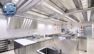 KCW Industrial Kitchen Ventilated Ceiling – Water Wash ventilated ceiling (CE) Halton