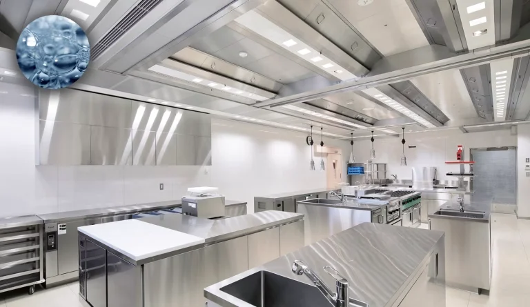 Trần Thông Gió Bếp Công Nghiệp KCW – Water Wash ventilated ceiling (CE) Halton