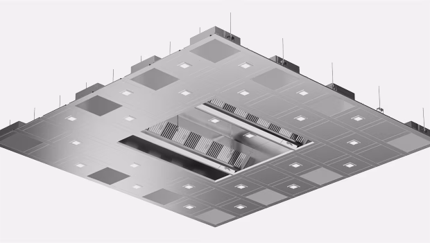 Trần Thông Gió Bếp Công Nghiệp VCS – Ventilated Ceiling System (ETL) Halton