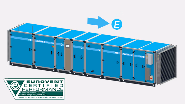 PEU Kitchen Exhaust Gas Treatment and Deodorization Equipment – ​​PolluStop Exhaust Air Handling Unit (CE) Halton