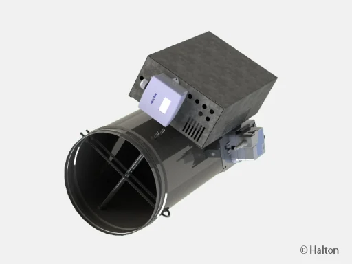 Halton Vita Lab VFI ダンパーおよびエアフローコントローラー - ステンレススチール製エアフローダンパー