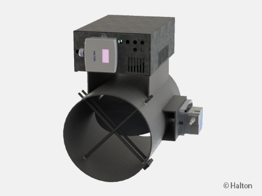 Halton Vita Lab VFP Airflow Damper and Regulator - PVC/PPS Airflow Damper
