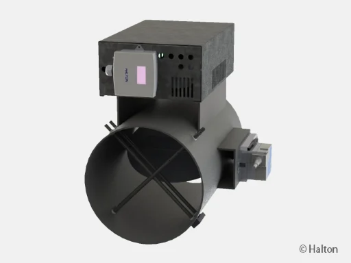 Halton Vita Lab VFP エアフロー ダンパーおよびレギュレーター - PVC/PPS エアフロー ダンパー