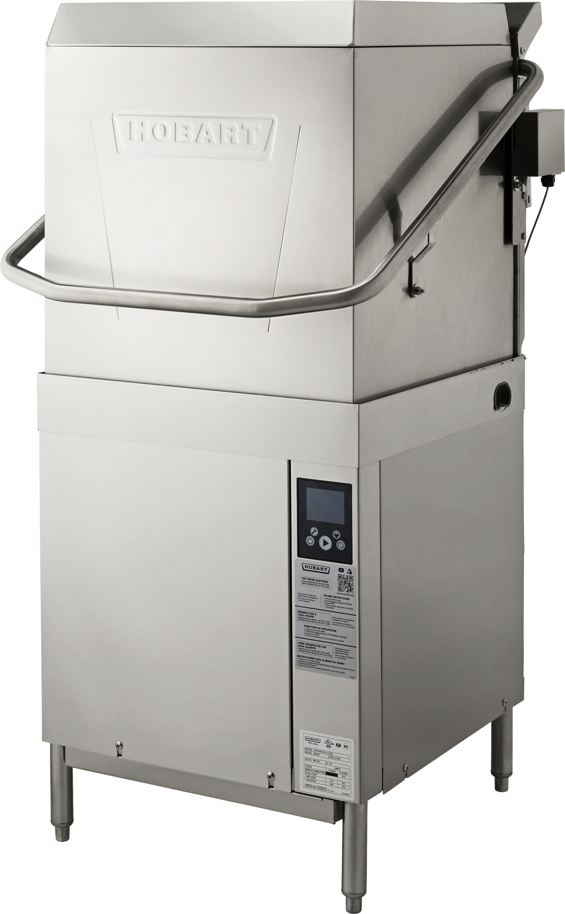 Hobart AM16 Base Door Type Commercial Dishwasher | Hobart