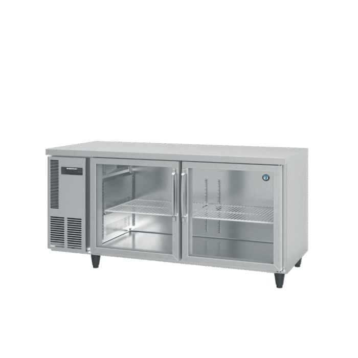 A-FIT Industrial Refrigerator / Freezer Undercounter Heated Swing Glass Door Refrigerator (RT-156MA-S(P)G) Hoshizaki RT-156MA-SG