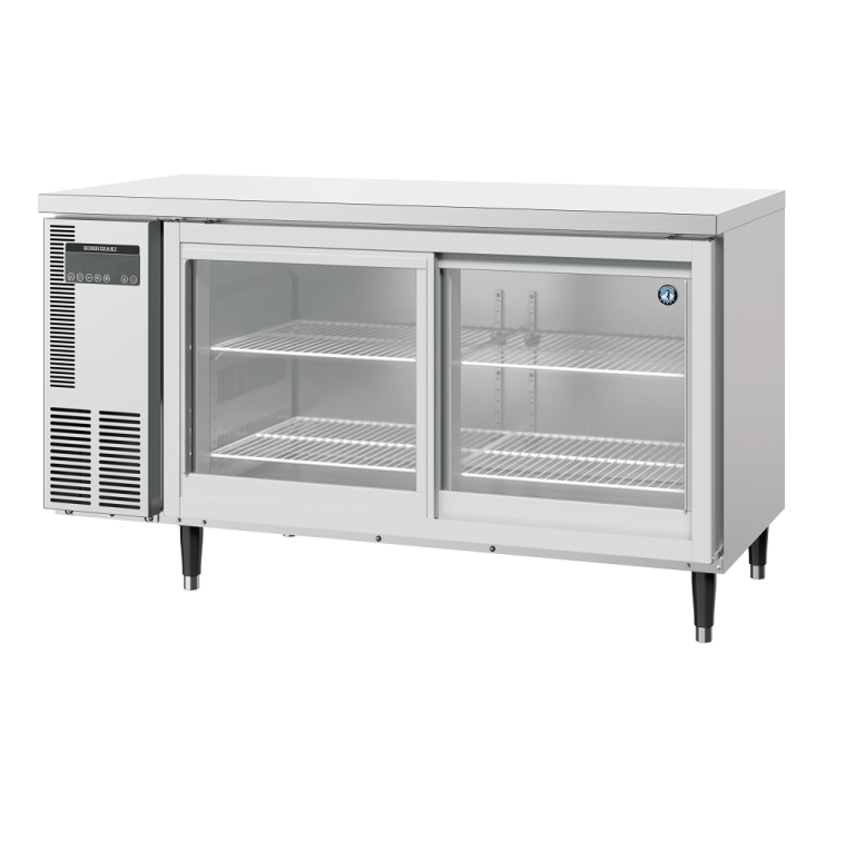Industrial Refrigerator / Freezer RT-156MC-S(P)SG Premier Undercounter Sliding Glass Door Refrigerator Hoshizaki RT-156MC-SSG
