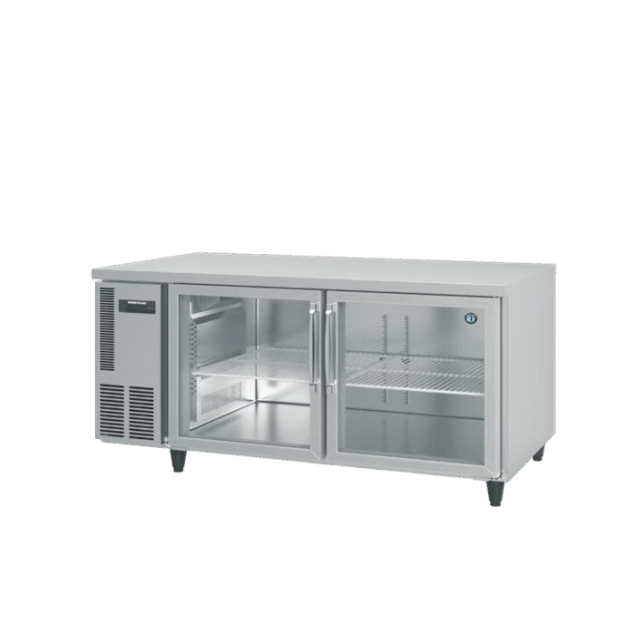 A-FIT Industrial Refrigerator / Freezer Undercounter Heated Swing Glass Door Refrigerator (RT-158MA-S(P)G) Hoshizaki RT-158MA-SG