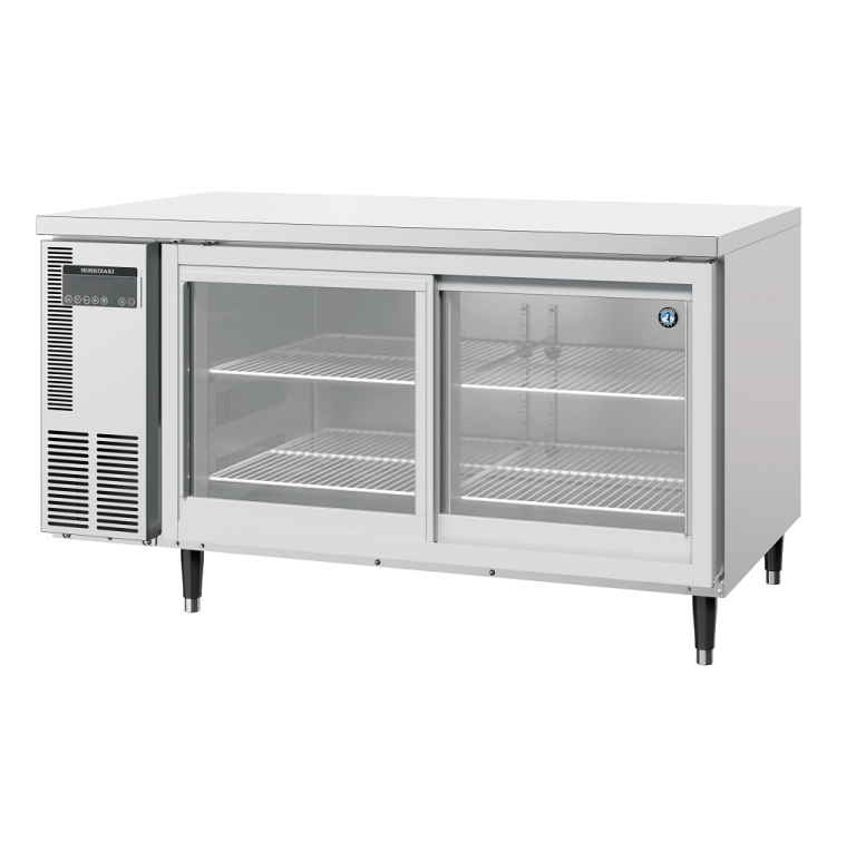 Industrial Refrigerator / Freezer RT-158MC-S(P)SG Premier Undercounter Sliding Glass Door Refrigerator Hoshizaki RT-158MC-SSG