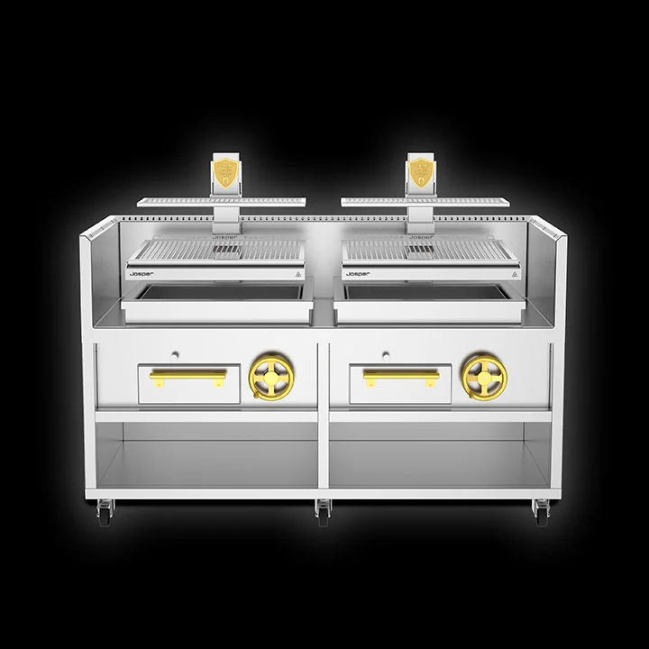 Basque Josper オープン チャコール グリル – ソリッド ジョスパー バスク グリル PVJ-76-2-2-MB 個別ダブル グリル