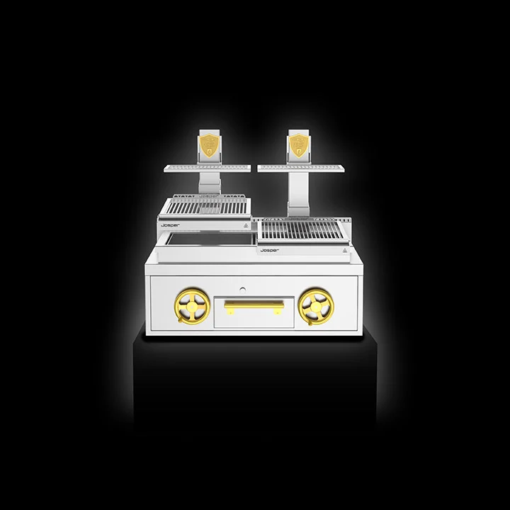 バスク ジョスパー オープン チャコール グリル – 卓上ジョスパー バスク グリル PVJ-50-2-1-CT 個別ダブル グリル