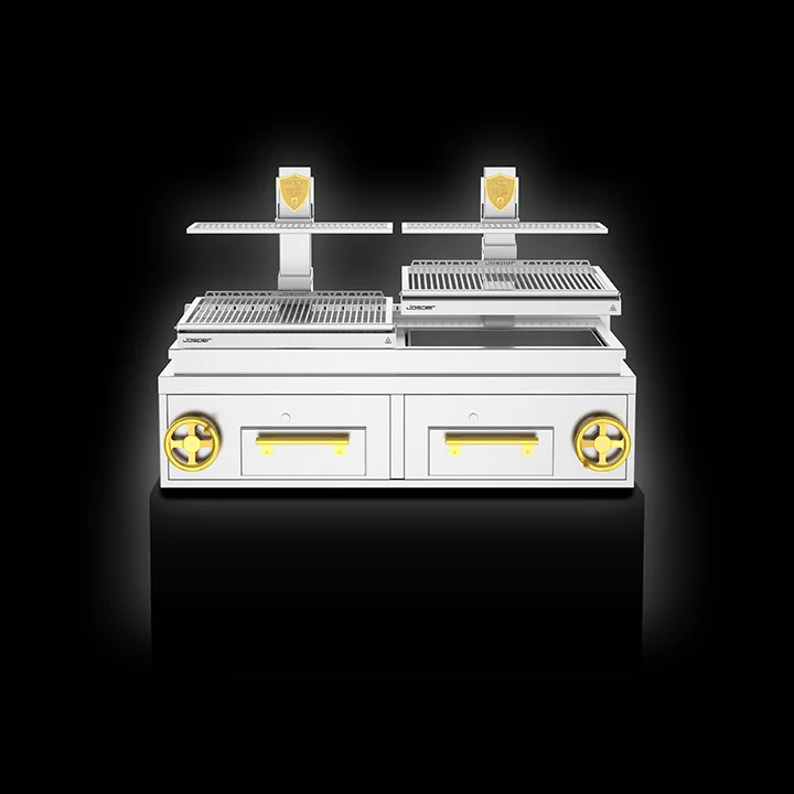 バスク ジョスパー オープン チャコール グリル – 卓上ジョスパー バスク グリル PVJ-76-2-1-CT 個別ダブル グリル