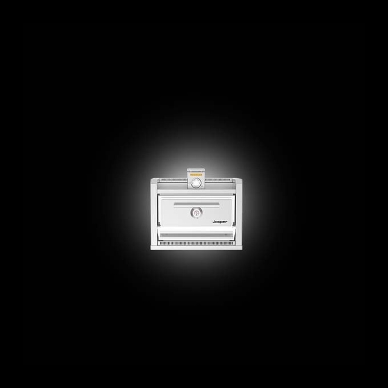Lò nướng than Josper HJA-PRO Mini tích hợp tủ ủ ấm trên (HJA-PRO-Mini-HC)