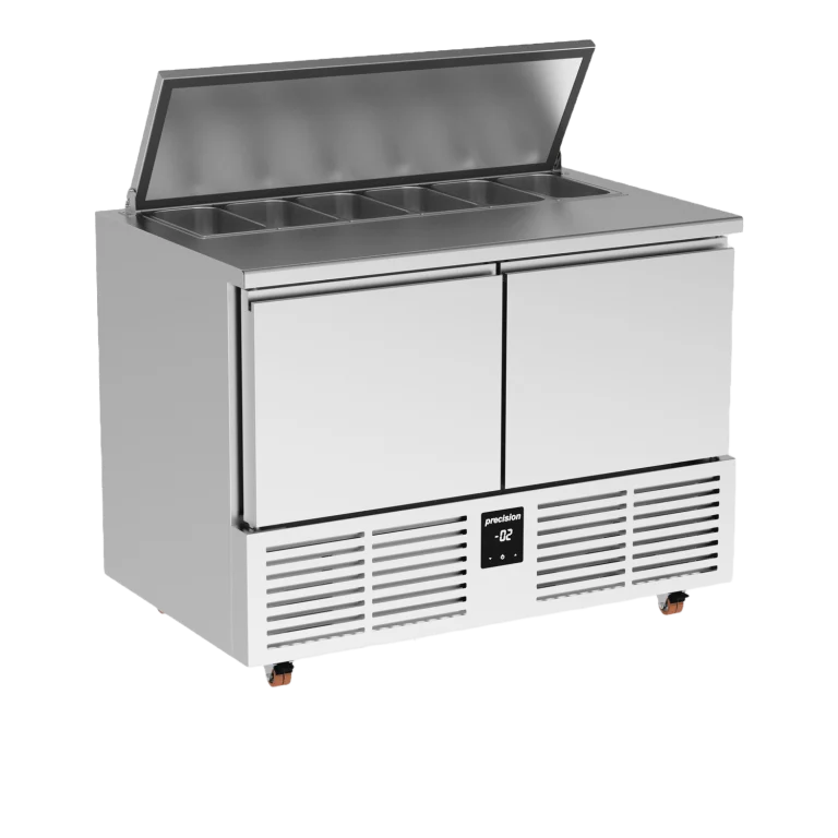 小型省スペース冷蔵準備テーブル HSS 340 - SPACE SAVER REFRIGERATED PREP COUNTER Precision HSS 340-HH
