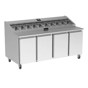 PPC 410 冷蔵食品加工テーブル - GN1/1 冷蔵準備カウンター精度