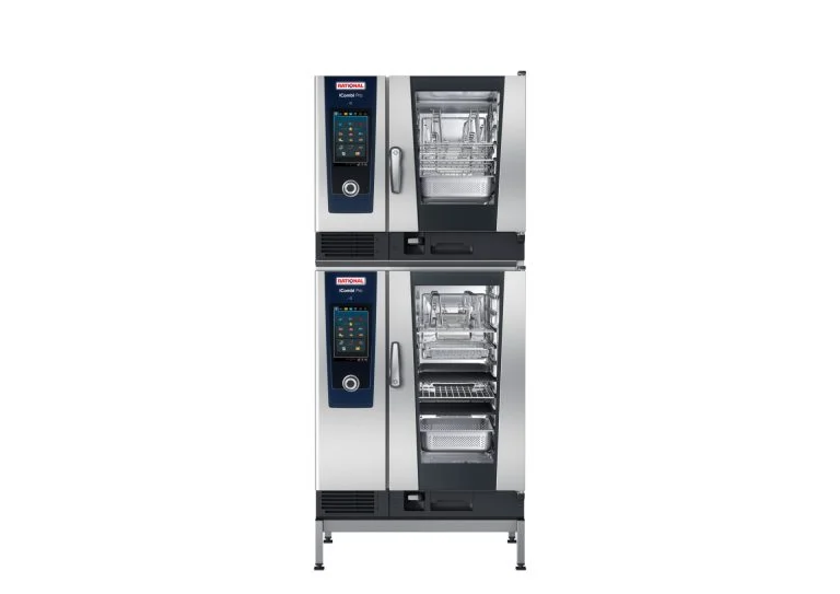 Combi-Duo Combi-Duo ダブルオーブンスタッキングフレームキット。 2 つの調理システムを簡単に組み合わせることができます。ラショナル