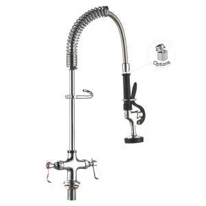 Bar Wash Faucet 98001MN-1 Single Base Deck Mount Bar Pre-Rinse Faucet For Coffee Shop Toprinse
