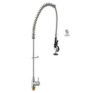 Vòi Xịt Rửa Chén Nhà Hàng 98005-1 Single Hole Deck mount Commercial Sink Restaurant Pre-Rinse Faucet Toprinse