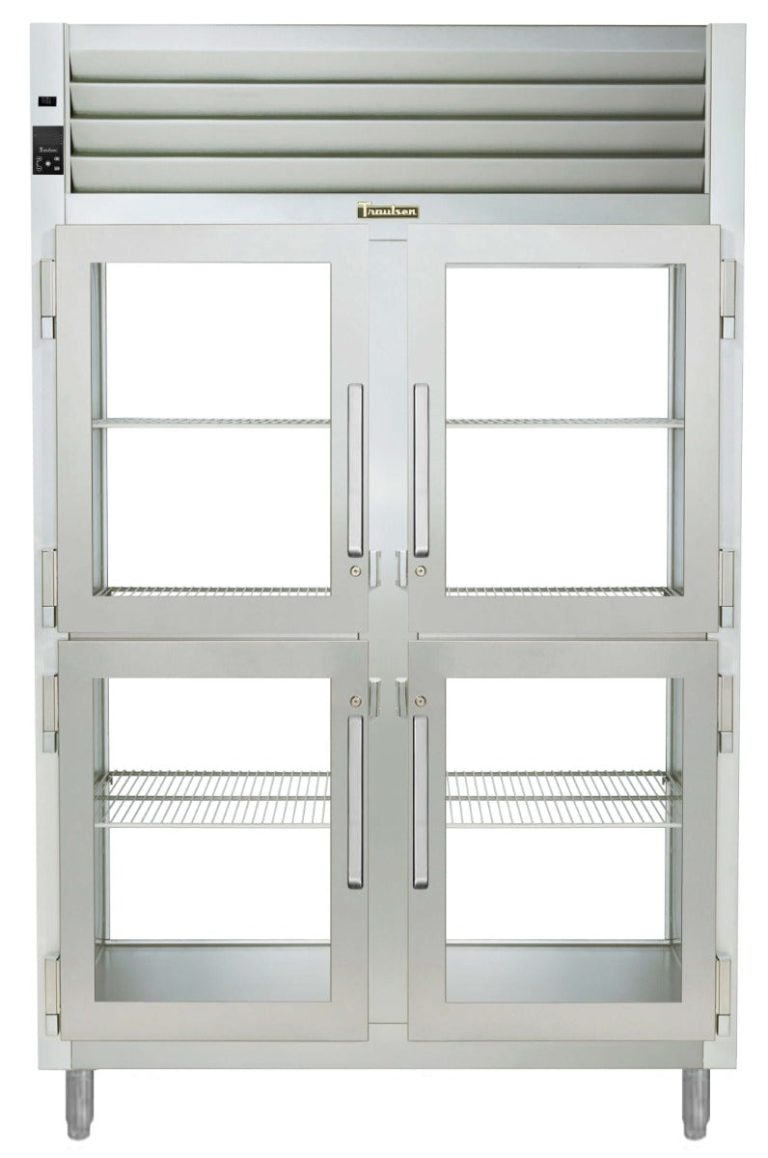 Traulsen RHF232WP-HHG Spec-Line 2-Section 4 Glass Half Door Reach-In Pass-Thru Heated Holding Cabinet, 55.13 cu. ft.