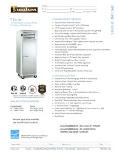Tủ Lạnh & Tủ Đông Traulsen RLT126WUT