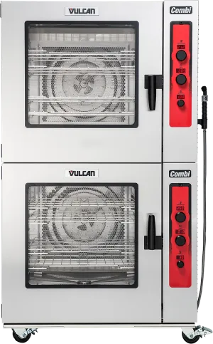 Lò Hấp Nướng Đa Năng Combi Vulcan ABC 7-Level Boilerless Combi Oven ABC7E Stacked