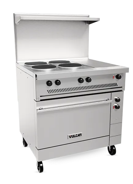 Bếp Âu Nhiều Lò Nấu Vulcan Endurance Restaurant Range EV36S-4FP1HT
