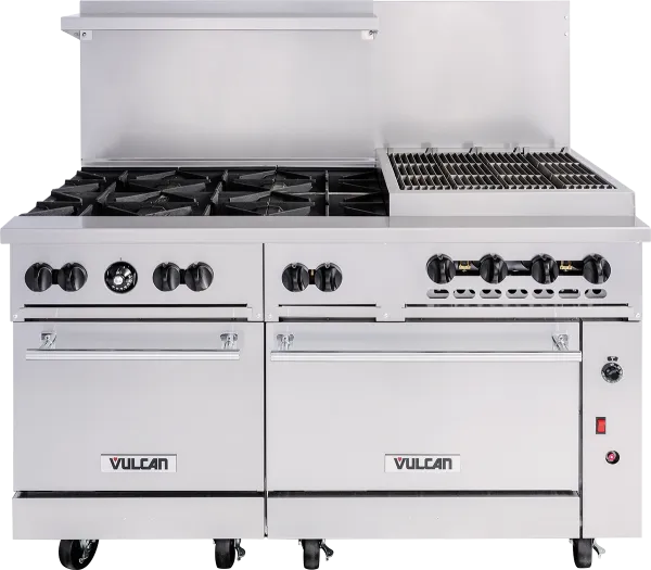 Vulcan Endurance レストランレンジ ヨーロピアン マルチオーブン ストーブ 60SC-6B24GB