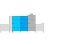 Máy rửa chén băng tải ngón kẹp liên tục Winterhalter MTF M